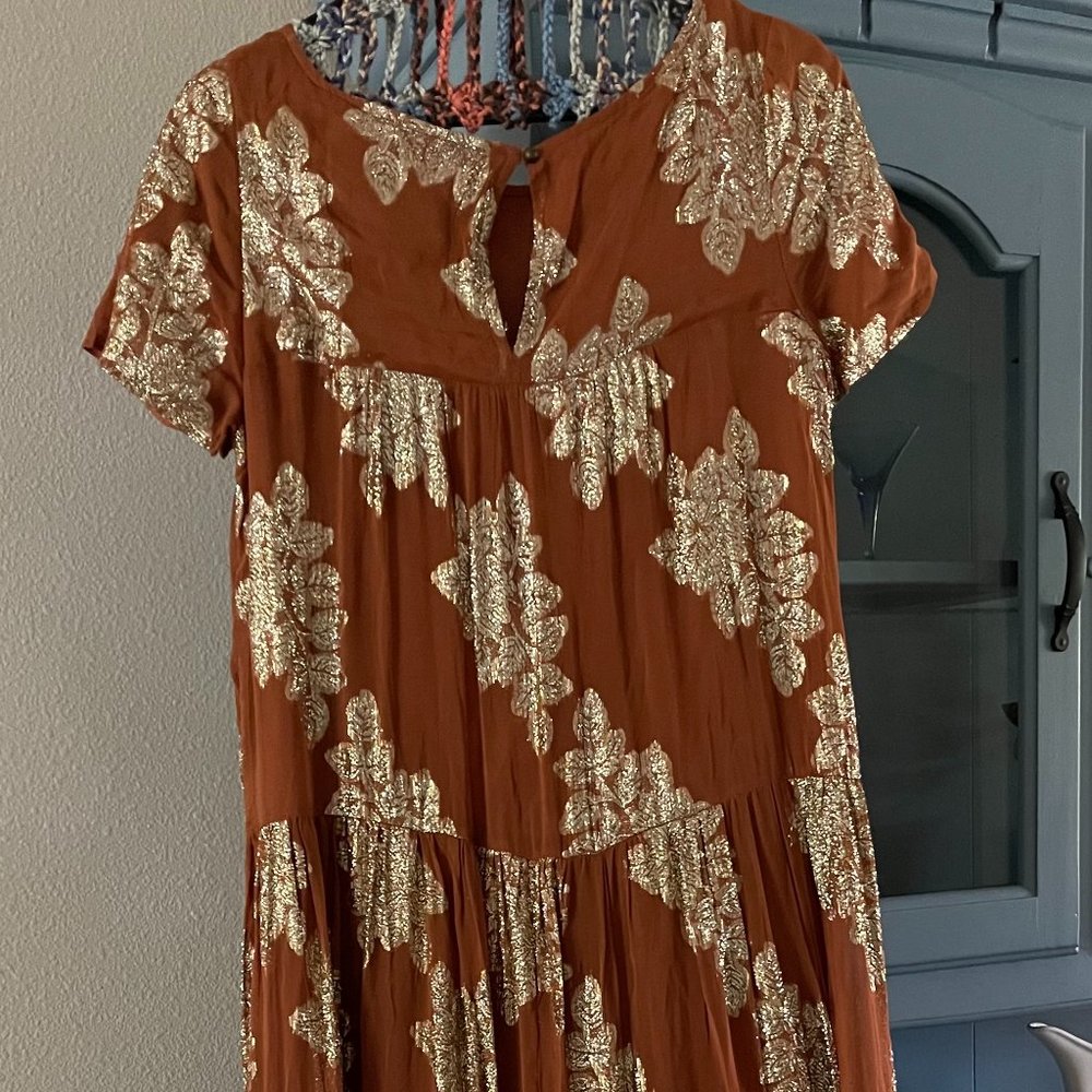 Anthropologie JOCASTA TIERED MAXI DRESS - Picture 4 of 6